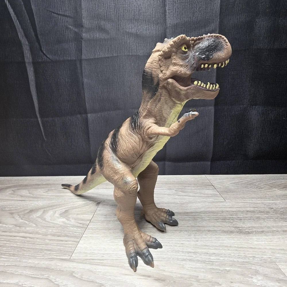 Vintage Toy Dinosaur Tyrannosaurus Rex‎ 2011 Rubber Figure Collectible 13